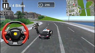 Polis Aracı ile Motorsikletcileri Kovalama #3 | City Police Vs Motorbike Thief | GK MOBIL screenshot 4