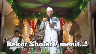 Rekor sholat 7 menit,,,!Ustad Cepot muda by Bogor