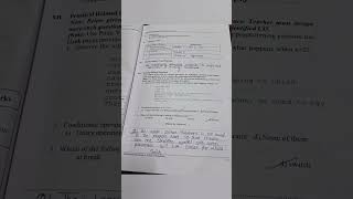 OOP Practical no 2 Manual Writing #shorts