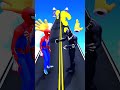 Spiderman &amp; Black Panther: Cosmic Highway Race! 🌌🐾 #SpiderMan #BlackPanther