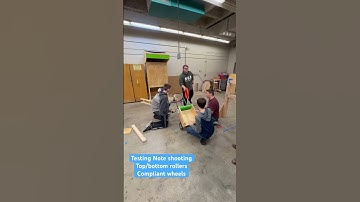 Testing a prototype shooter for Crescendo. #firstrobotics #frc