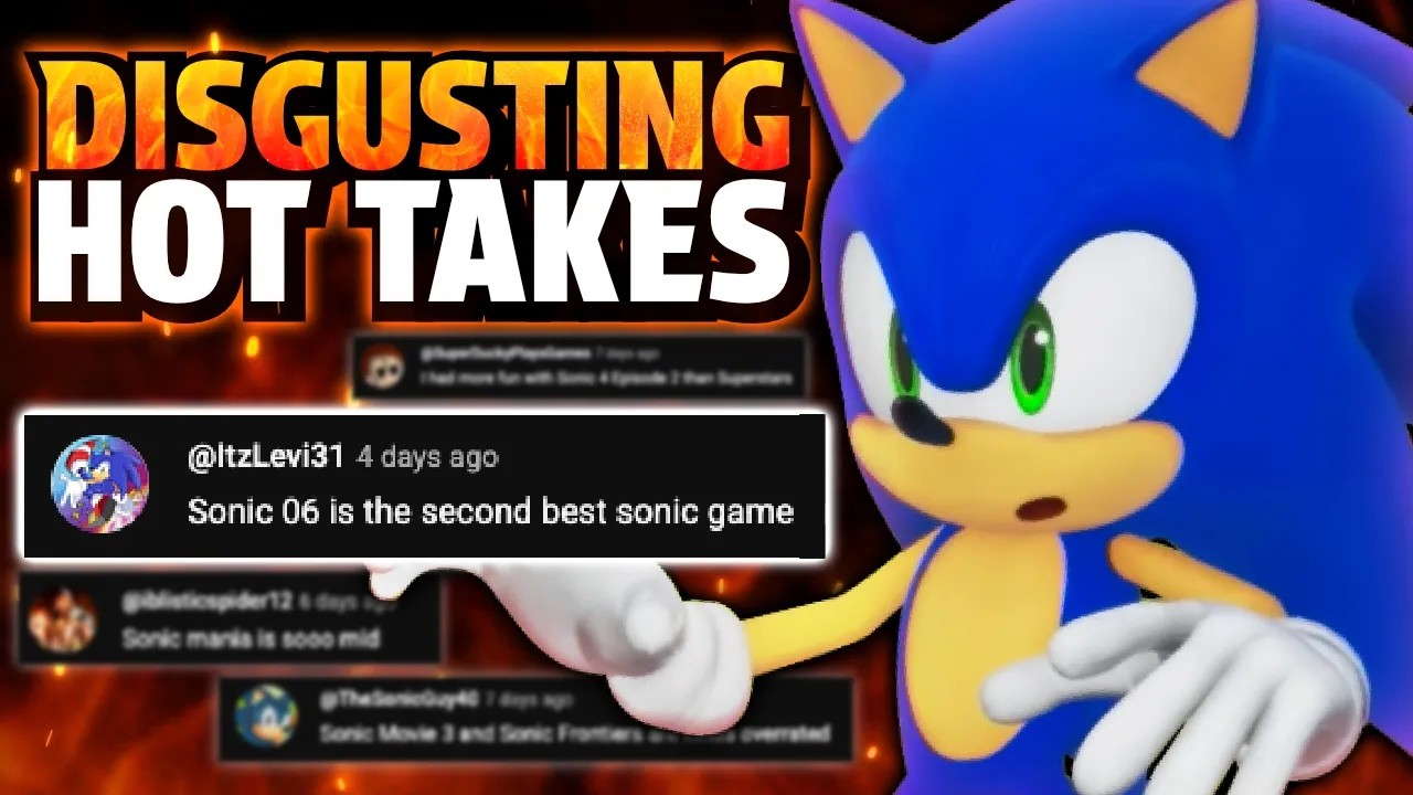 Reacting to Your DISGUSTING Sonic Hot Takes...