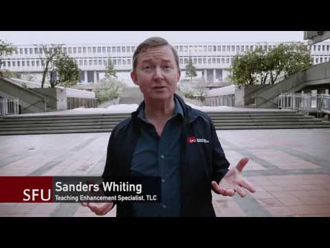 SFU Centre for Educational Excellence: Voice and Presentation Skills with Sanders Whiting