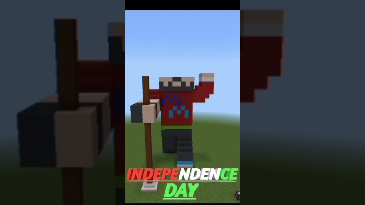 my statu build Indian flag 