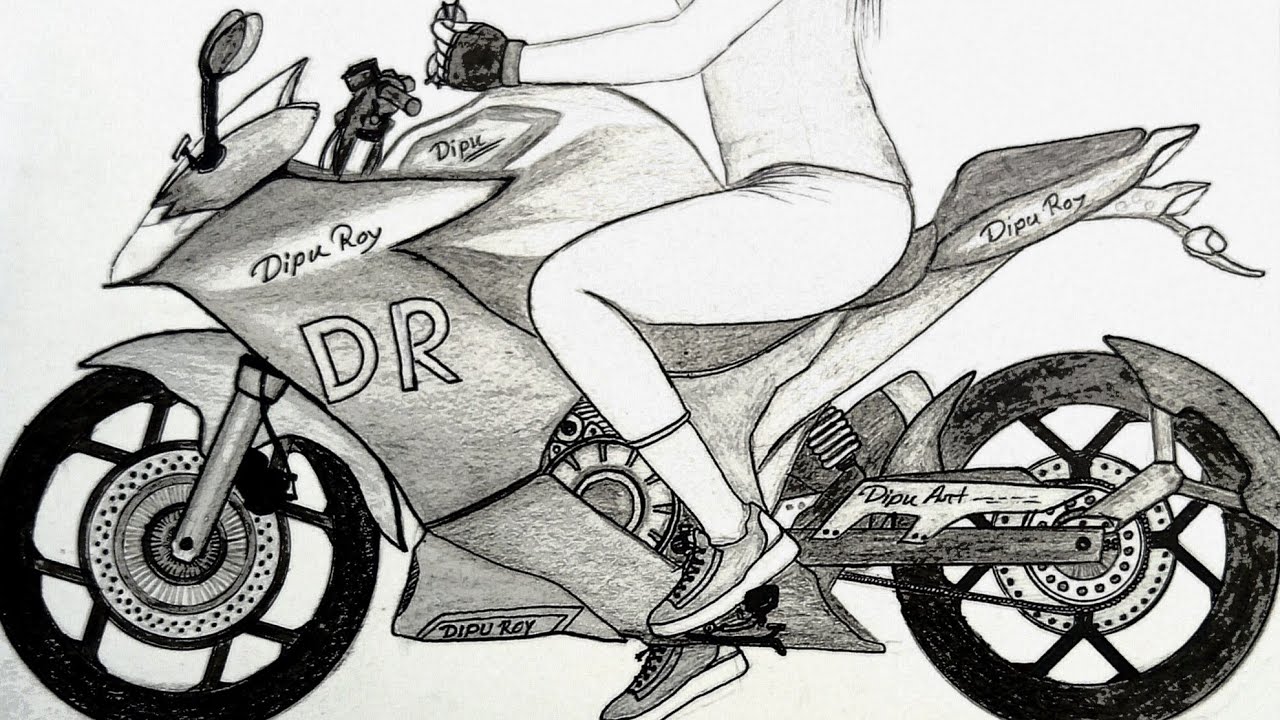Bike Ver-3.05 Pencil Sketch at Rs 199/piece | Pencil Sketch in Bengaluru |  ID: 19866593188