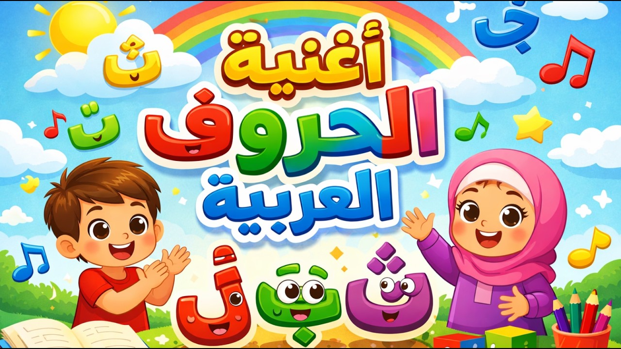 أجمل أغاني أطفال 2026 🎵 تعليم الحروف بطريقة ممتعة