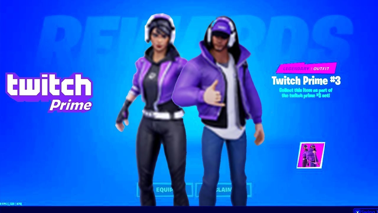 Twitch Prime Pack 3 In Chapter 2 Free Skins Fortnite X Twitch Prime Skin Bundle How To Get Youtube