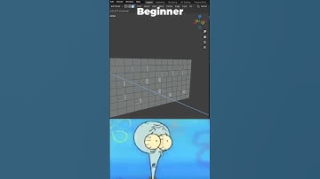 Beginner VS Pro: The Power of Checker Deselect in Blender!  #3d #blender3d #blender #3danimation
