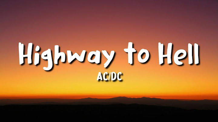 Highway to Hell Lyric Video version - Lyric Video performance video thumbnail