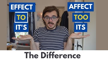 Commonly confused ENGLISH words | Affect or Effect? Then or Than? Until or til?