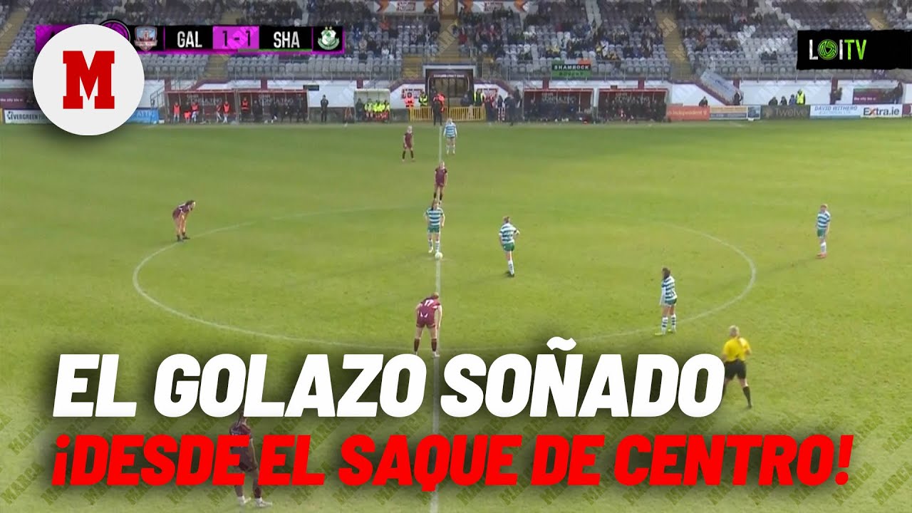 El gol soñado en el patio de todos los colegios: ¡desde el saque de centro!