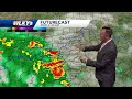 Rain develops late tonight and continues into Monday