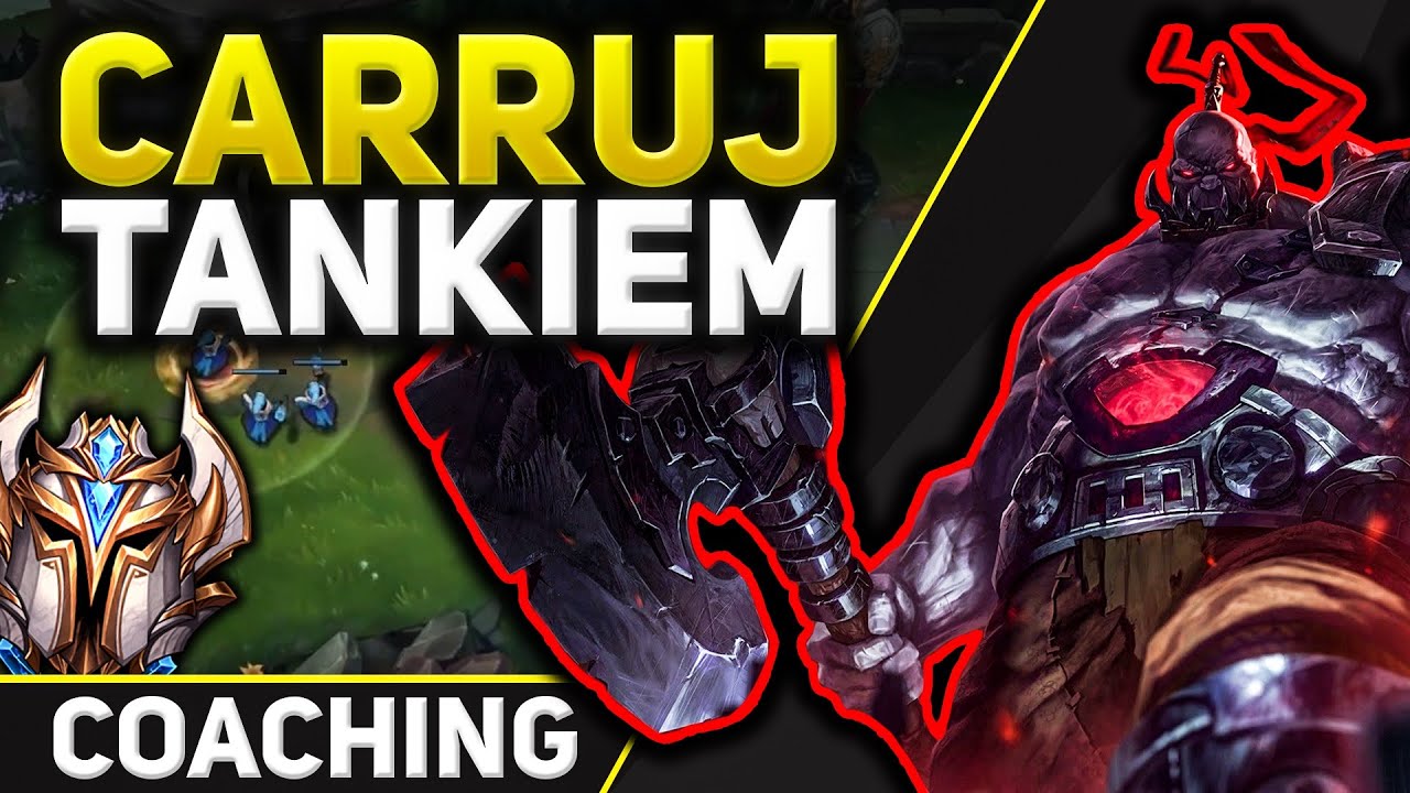 Jak Carrować gry Tankiem na TOPIE.. [Top Lane Coaching] + Poradnik Sion