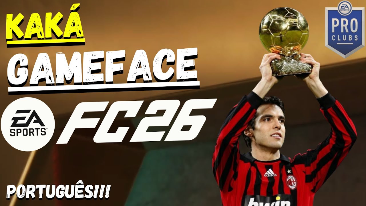 O Kaká no EA FC 26?! Veja como criar essa Game Face no Pro Clubs 😳⚡ #83