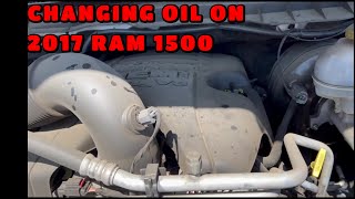 CHANGING OIL ON 2017 RAM 1500