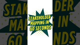 Stakeholder Mapping Explained in 60 seconds! 🚀