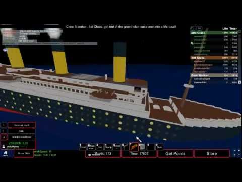 Roblox Sinking Ship By Kevinstudio909 - squiddyplays roblox escape the titanic washdubh