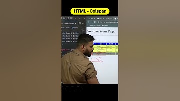 HTML - COL Span || #incapp #rahulchauhansir #shorts #virelvideo #coding #html  #webpage||