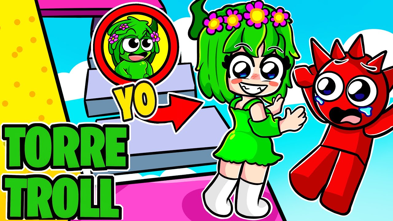 Me Convertí por CHICA HUMANA en La TORRE TROLL de Roblox!