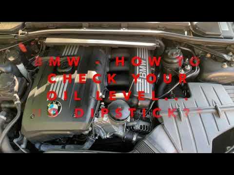 HOW TO CHECK OIL LEVEL ON BMW 325i 328i 330i 325xi 328xi etc.. ( No