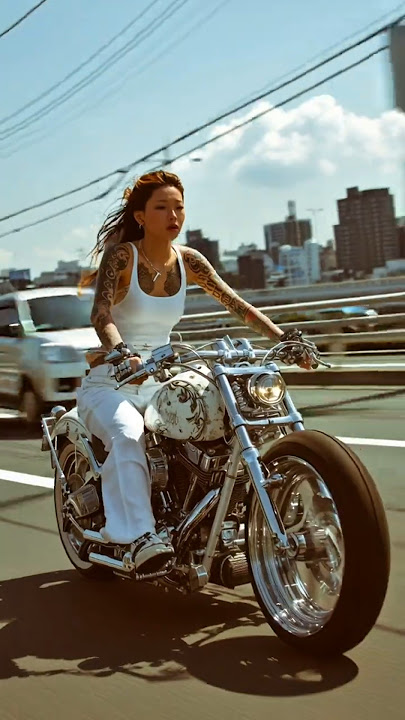 Japan chopper harleydavidson #harleydavidson #chopperstyle #japan #motorcycle #tokyo #bikergirl