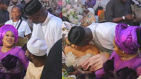 Beautiful Moments When Mercy Aigbe's husband Kiss On The Cheek At Fathia Balogun's Birthday
