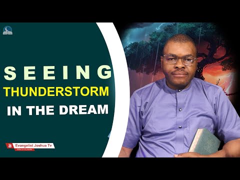 دیدن رعد و برق در خواب تعبیر از انجیل یوشع