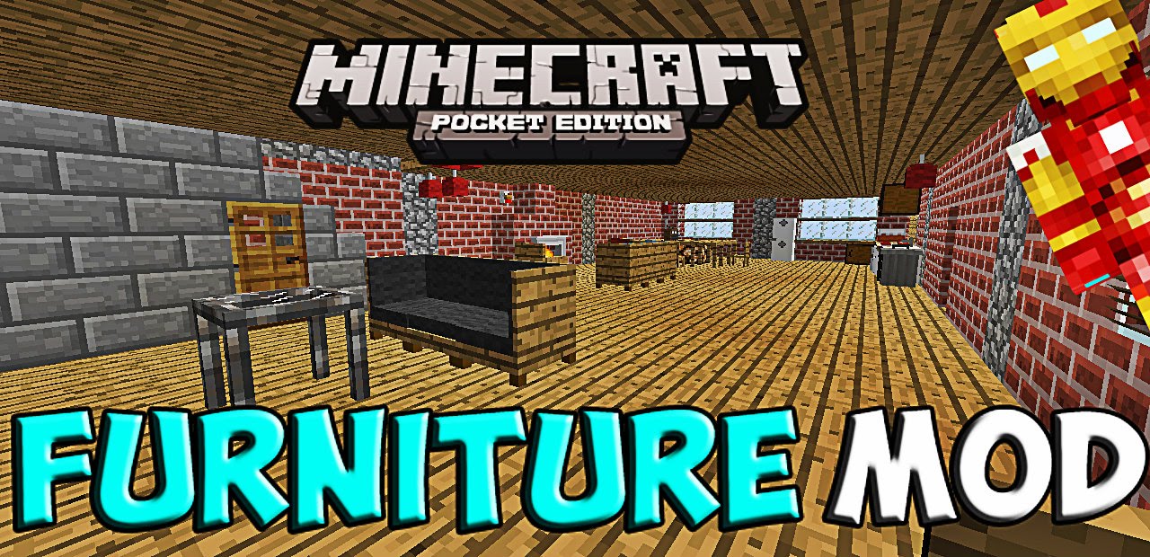 FURNITURE MOD MINECRAFT PE 0.10.5 YouTube