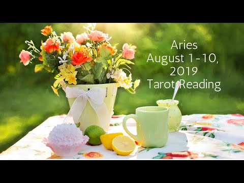 Aries August 1-10, 2019 // Doors That Were Once Closed Now Open // Tarot Reading - 동영상