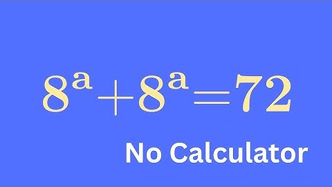 Most People Get this Wrong Exponential Equation Wrong - Can You Solve It?