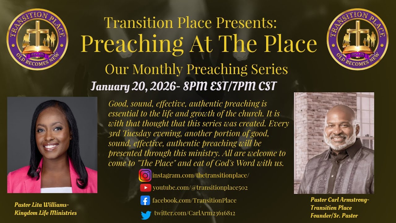 Preaching At The Place w/ Pastor Lita Williams