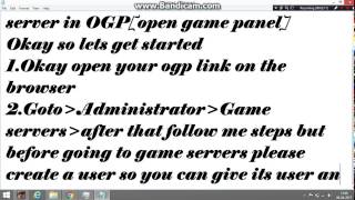 How to Create a SAMP Game Server with Full Access and Editing[OGP]