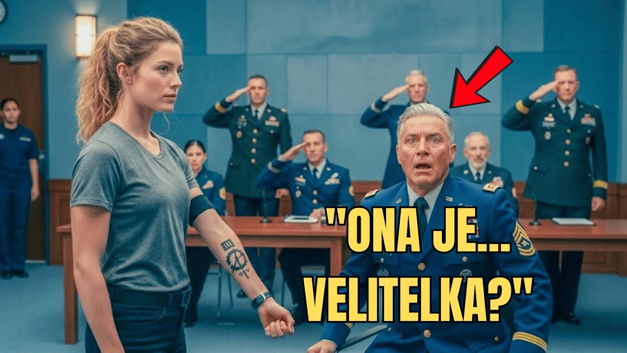 Americký mariňák ji v jídelně odstrčil — pak vešli čtyři generálové a jako první jí zasalutovali.