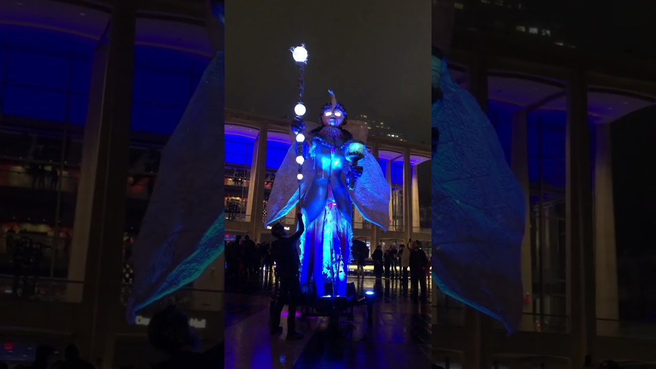 Acupunk, Eria and Terrenis. Giant Puppets, Music, Poetry.