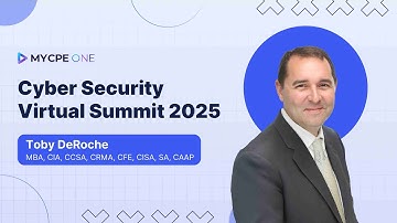 Building a Cybersecurity IR Plan That Works | Toby DeRoche at Summit 2025 | MYCPE ONE