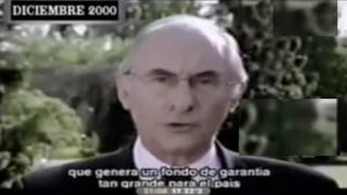 Fernando De La Rúa Anuncia El Blindaje Financiero Argentina 2000