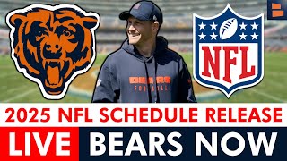 Chicago Bears 2025 NFL Schedule Release LIVE