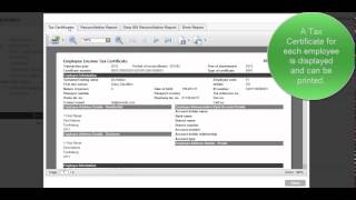 Sage Business Cloud - Payroll: Tax Year End