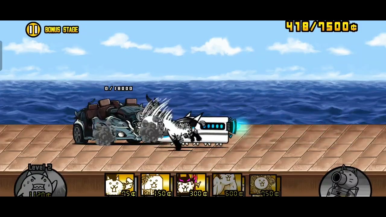 Battle Cats BONUS STAGE (No Gacha) - Street Fighter -EASY- Stage 4