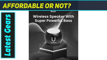 Fashionit U Boost: Tiny Speaker, HUGE Sound!