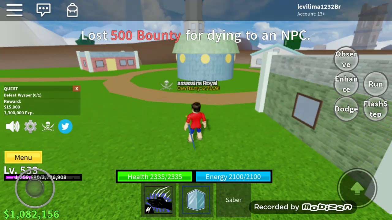 Enfrentando o Wysper no blox fruits YouTube