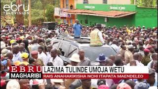 Naibu Rais asema kwamba lazima tulinde umoja kwa kuendeleza kaunti kwa usawa. #ebrunews