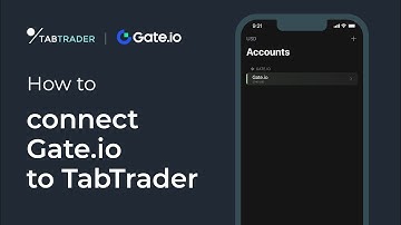 HOW TO: Connect Gate.io to TabTrader via API key (mobile)