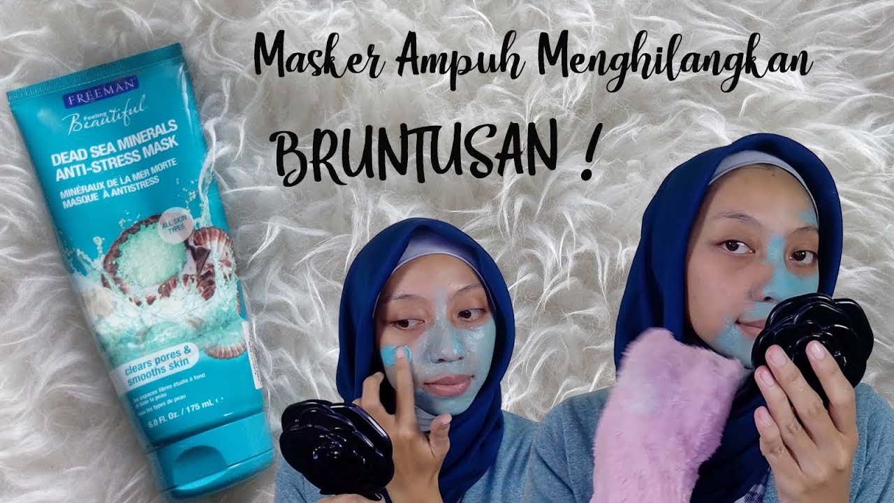 Review Freeman Dead Sea Minerals Anti Stress Mask Youtube