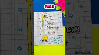 Top Maths Diy Worksheets for LKG and UKG | #shorts #maths #worksheets