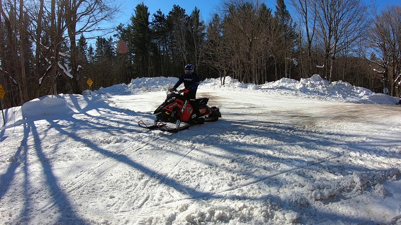 Tug Hill snowmobile 2/18/20 Barnes Corner, fast and smooth YouTube
