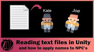 Reading text files in Unity and how to apply names to NPC