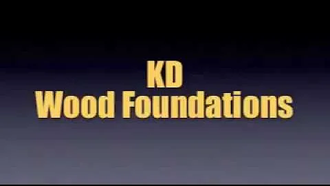 Wooden Foundation Assembly Video