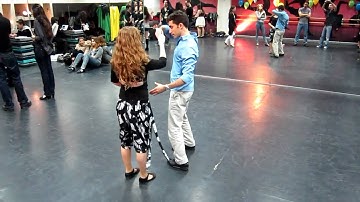 Zouk Lambada Israel Studio B Tel-Aviv Class Level 2 With yuli 11.02.2011