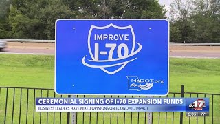 Business leaders mixed reactions to I-70 expansion through Columbia